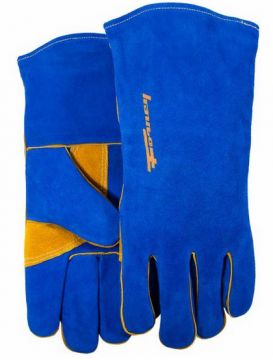 Image of item: BLUE WELDING GLOVES (LARGE)